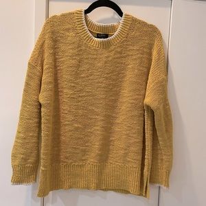 Mustard cotton-blend Sweater XL